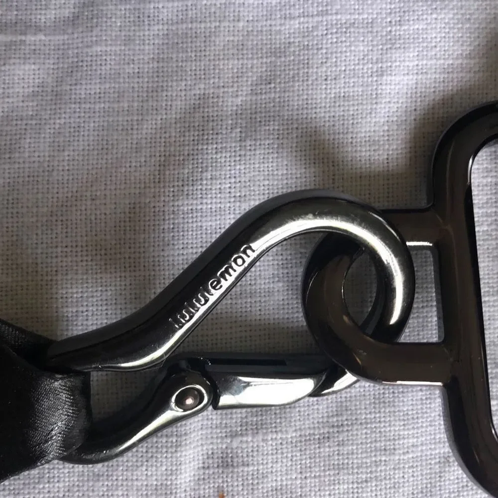 Lululemon black belt one size￼ unisex